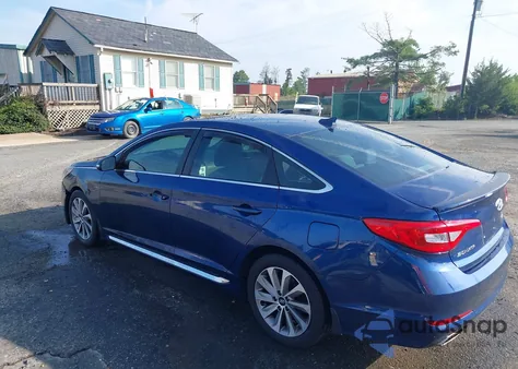 2015 Hyundai Sonata Sport/Limited из США, поврежденный, VIN 5NPE34AF5FH176321